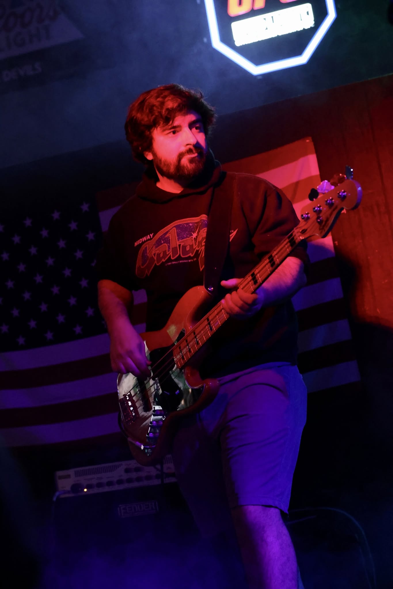 Jayme Rutkoski, bassist for Phoenix metal band, Starfire.